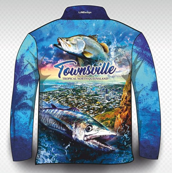 Townsville Barra Fishing Shirt by LJMDesign