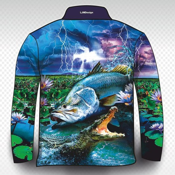 FISHING – Tagged Barramundi – Fishing Shirt by LJMDesign