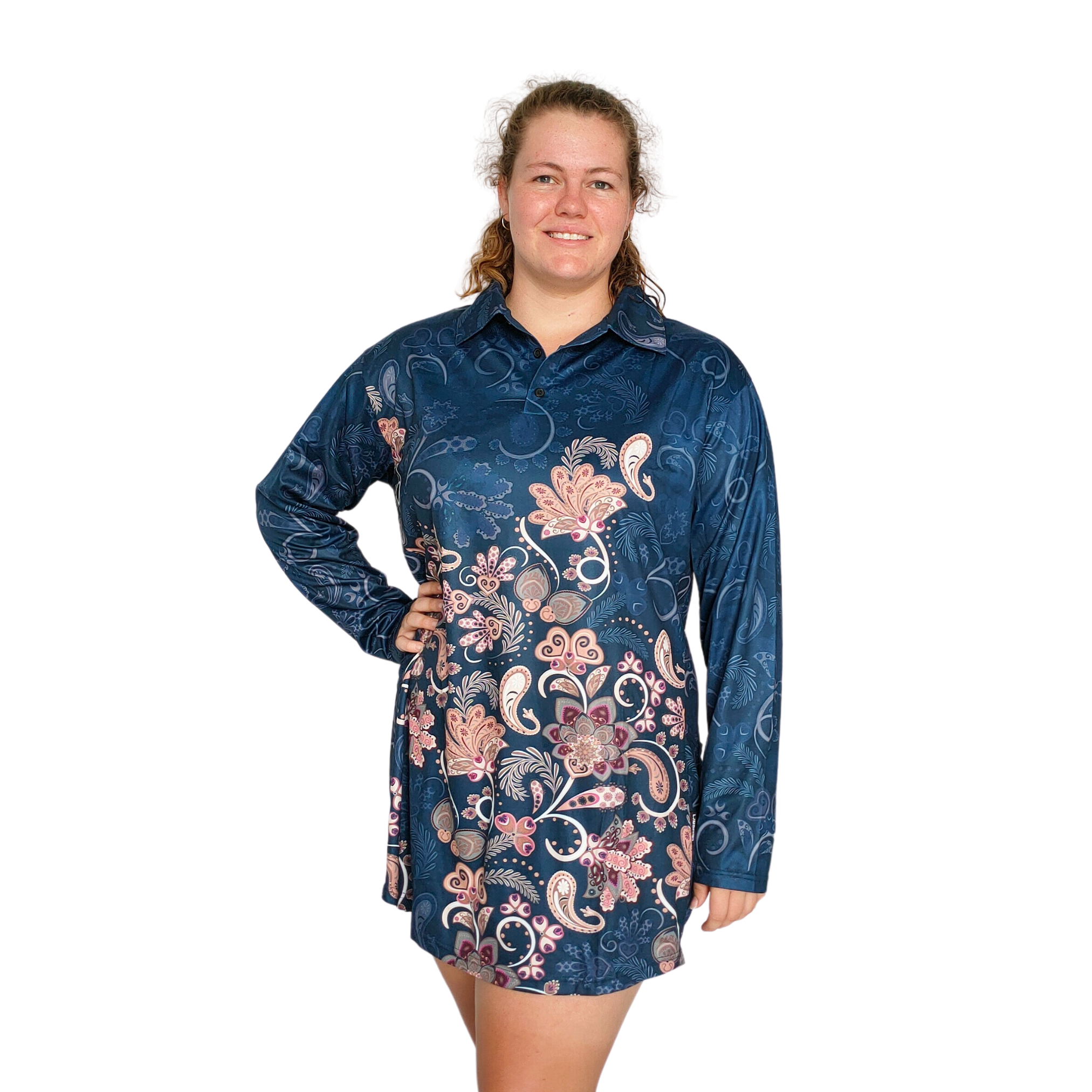 fishing shirt dress Fishing Shirt Dress - Iced-lilac