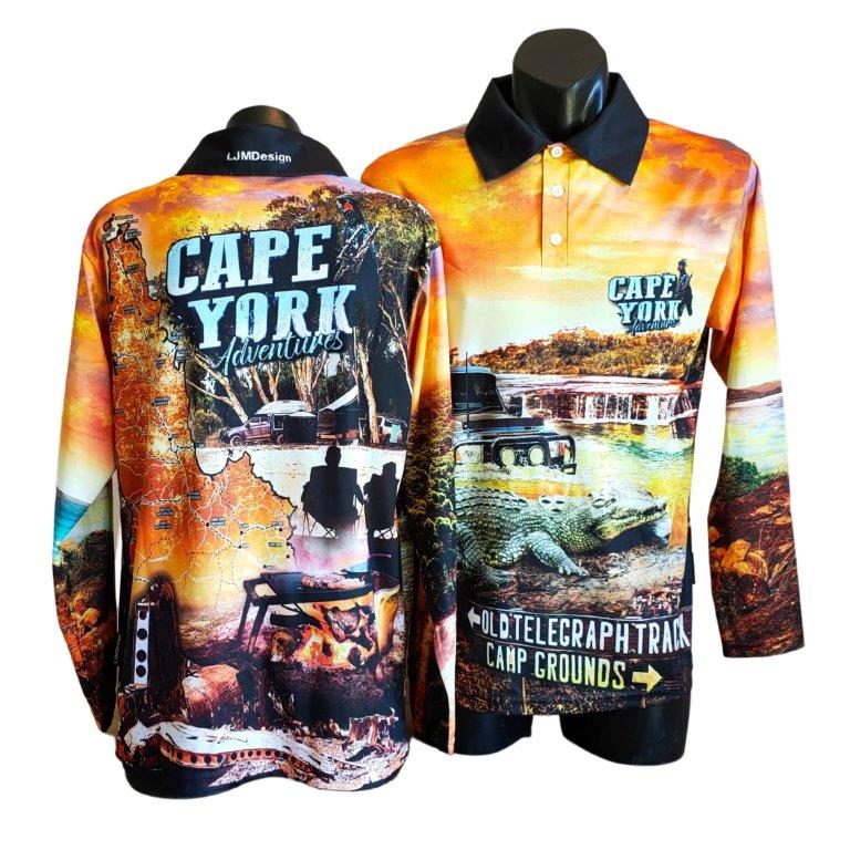 Kids Long Sleeve Fishing Shirt - Cape York, Hit The Tip