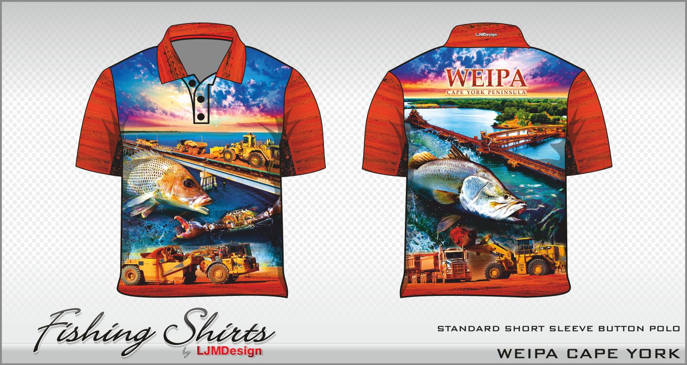 Weipa Cape York Short Sleeve – Fishing Shirt by LJMDesign