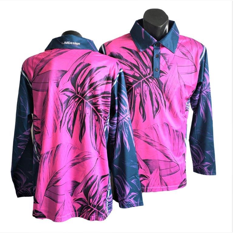 Escape Fishing Shirt - Pink – Fishing Shirt by LJMDesign