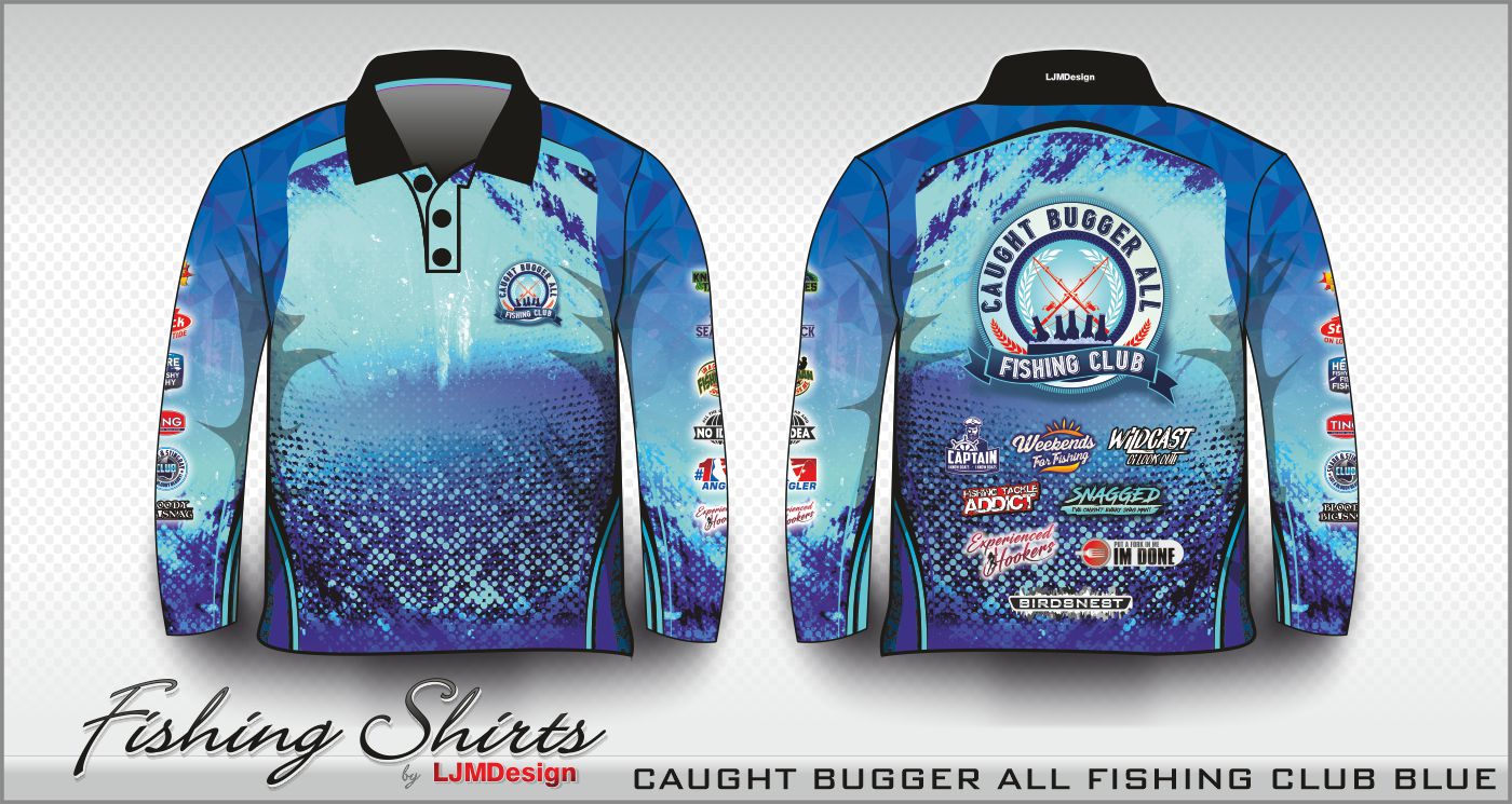 Coral Reef Colour - Blue Fishing Shirt – Fishing Shirt by LJMDesign