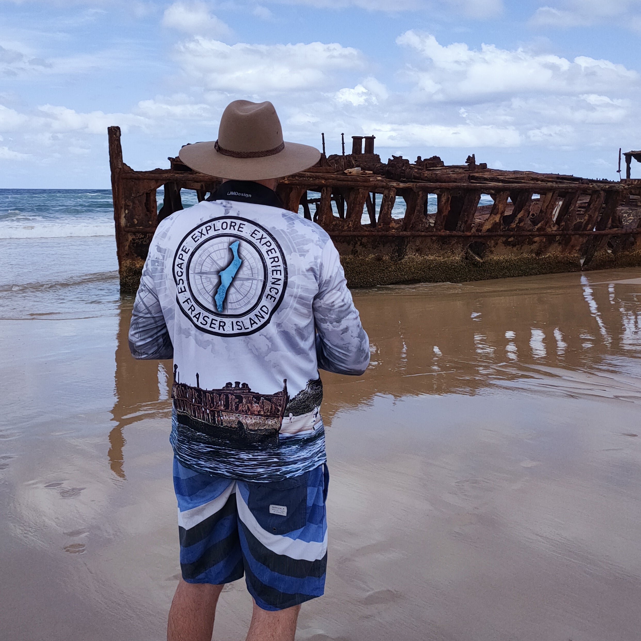 Fraser Island Escape Fishing Shirt – Fishing Shirt by LJMDesign