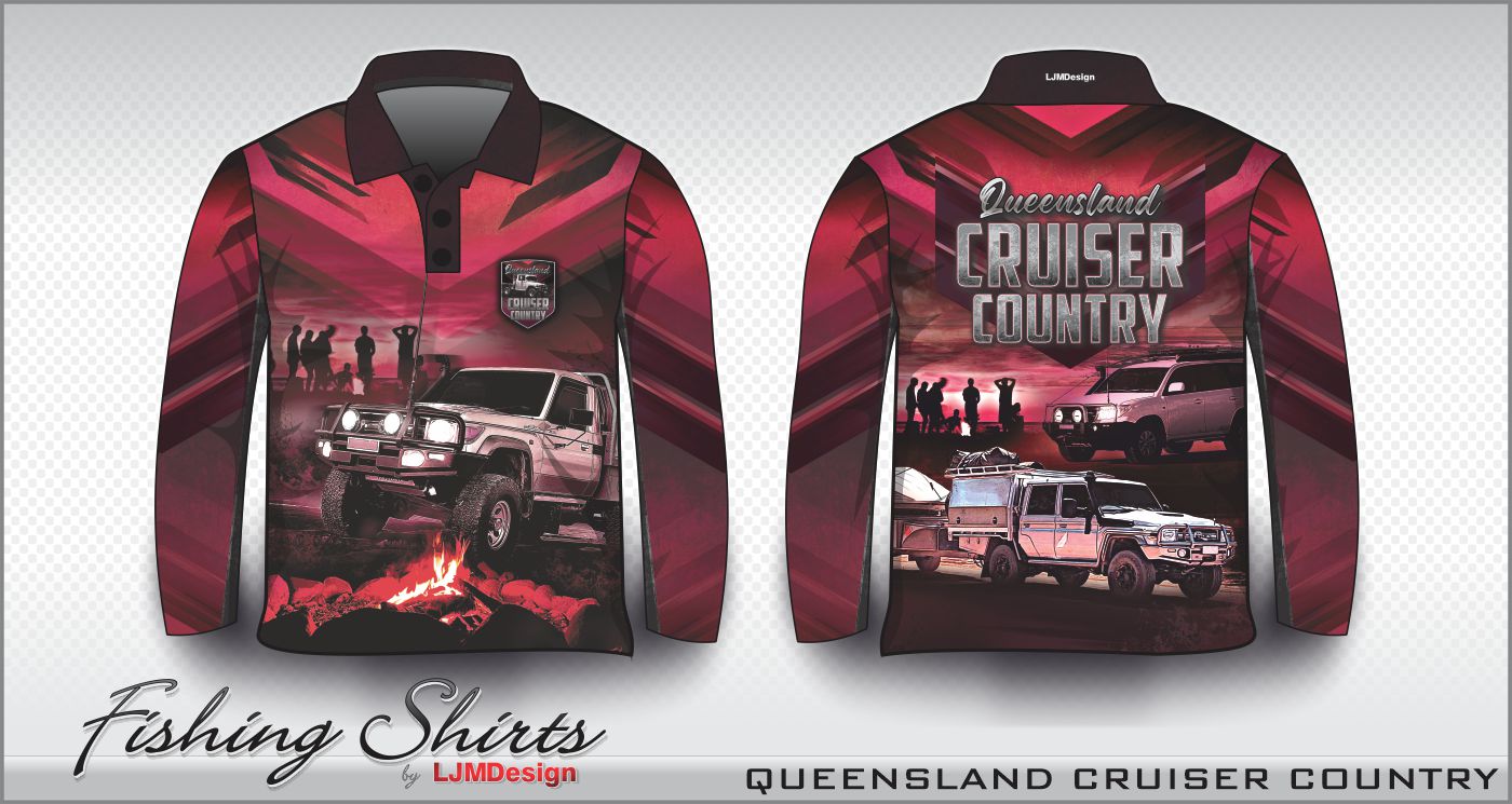 Queensland Cruiser Country – Fishing Shirt by LJMDesign