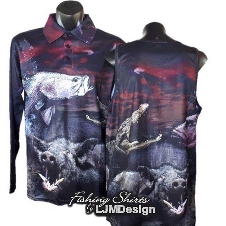 Dark Hunter Fishing Shirt – Fishing Shirt by LJMDesign